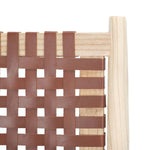 Safavieh Soleil Leather Woven Accent Chair , ACH1001 - Cognac / Natural