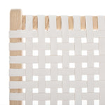 Safavieh Luna Leather Woven Accent Chair , ACH1002 - White Leather/Natural