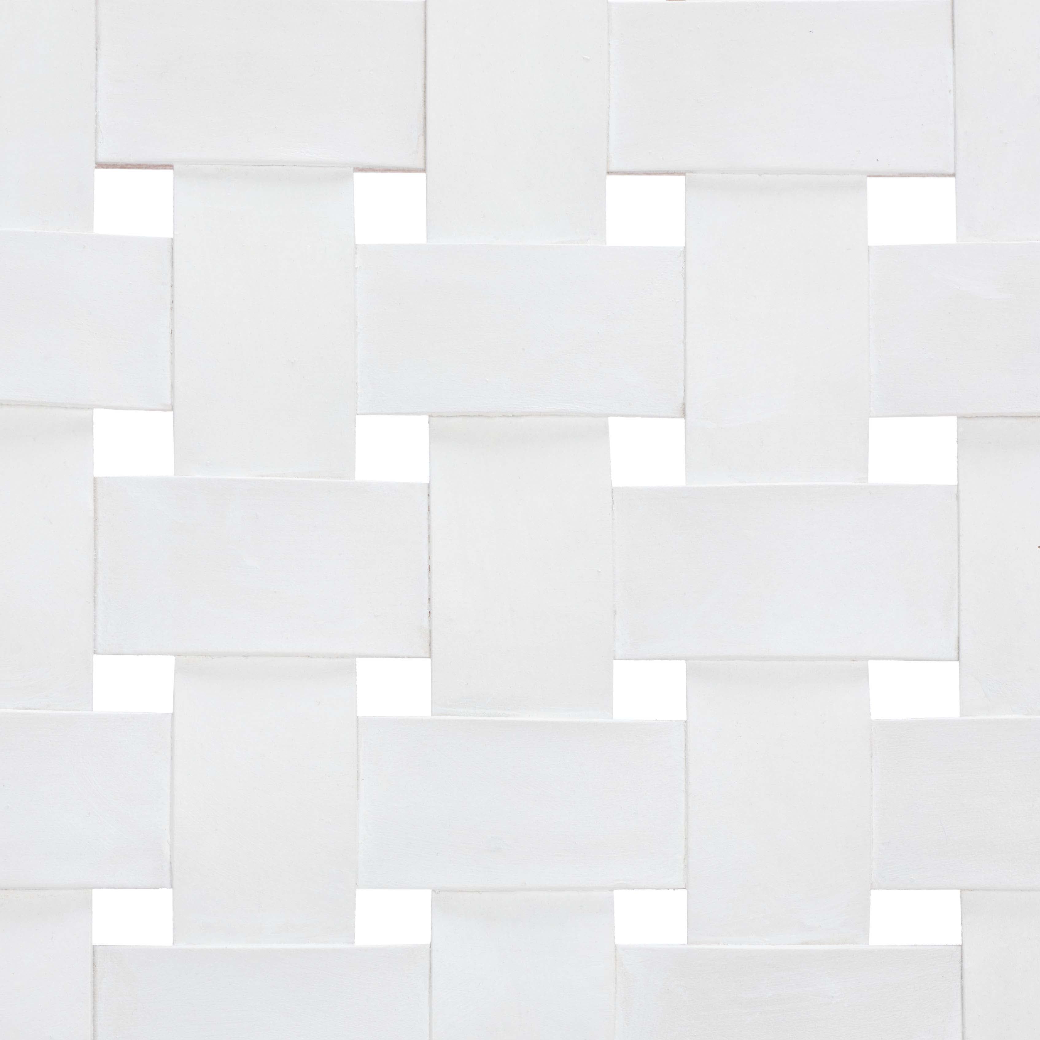 Safavieh Bellona Leather Woven Accent Chair , ACH1004 - White