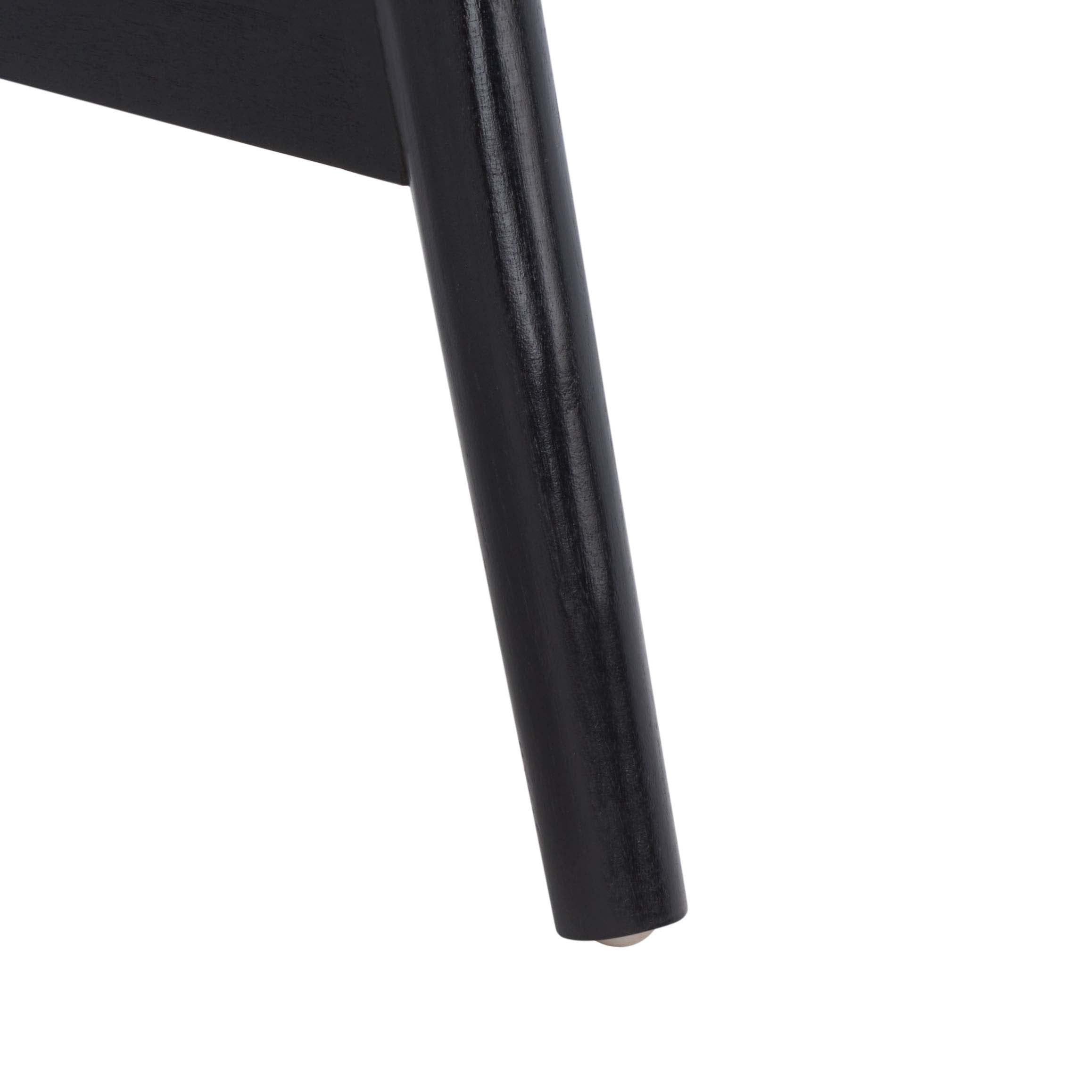 Safavieh Bellona Leather Woven Accent Chair , ACH1004 - Black