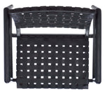 Safavieh Bellona Leather Woven Accent Chair , ACH1004 - Black