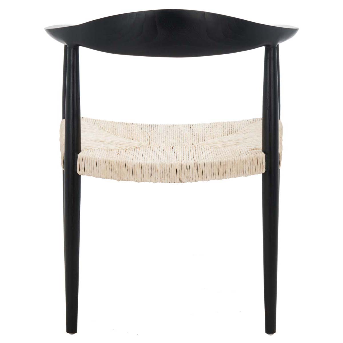 Safavieh Volta Foc Twist Accent Chair , ACH1009 - Black / Natural