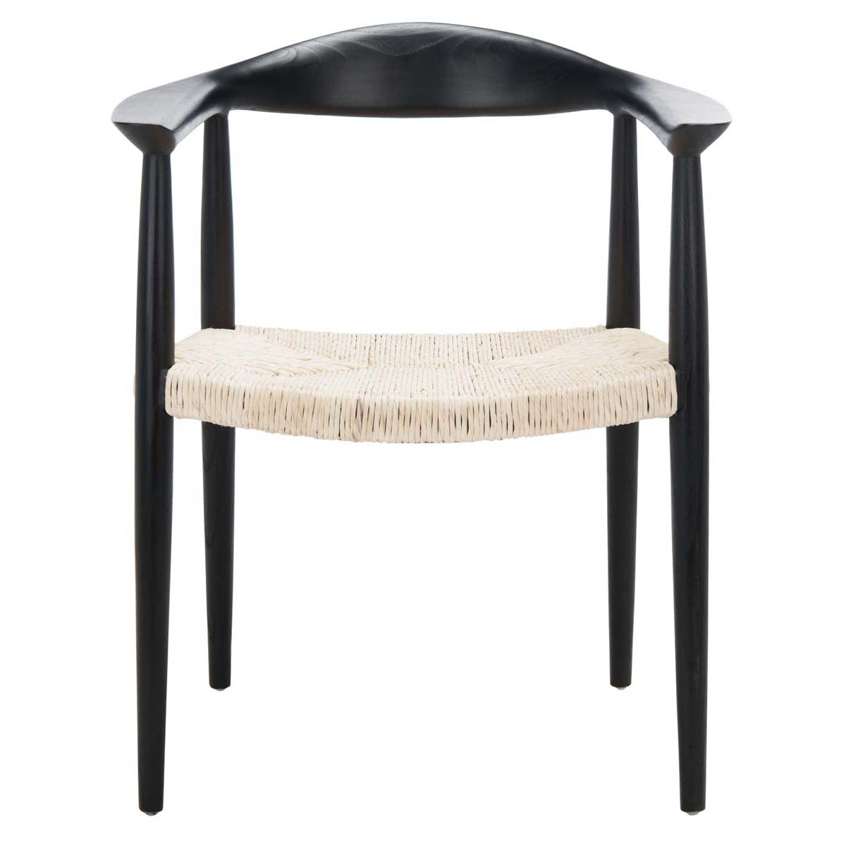 Safavieh Volta Foc Twist Accent Chair , ACH1009 - Black / Natural