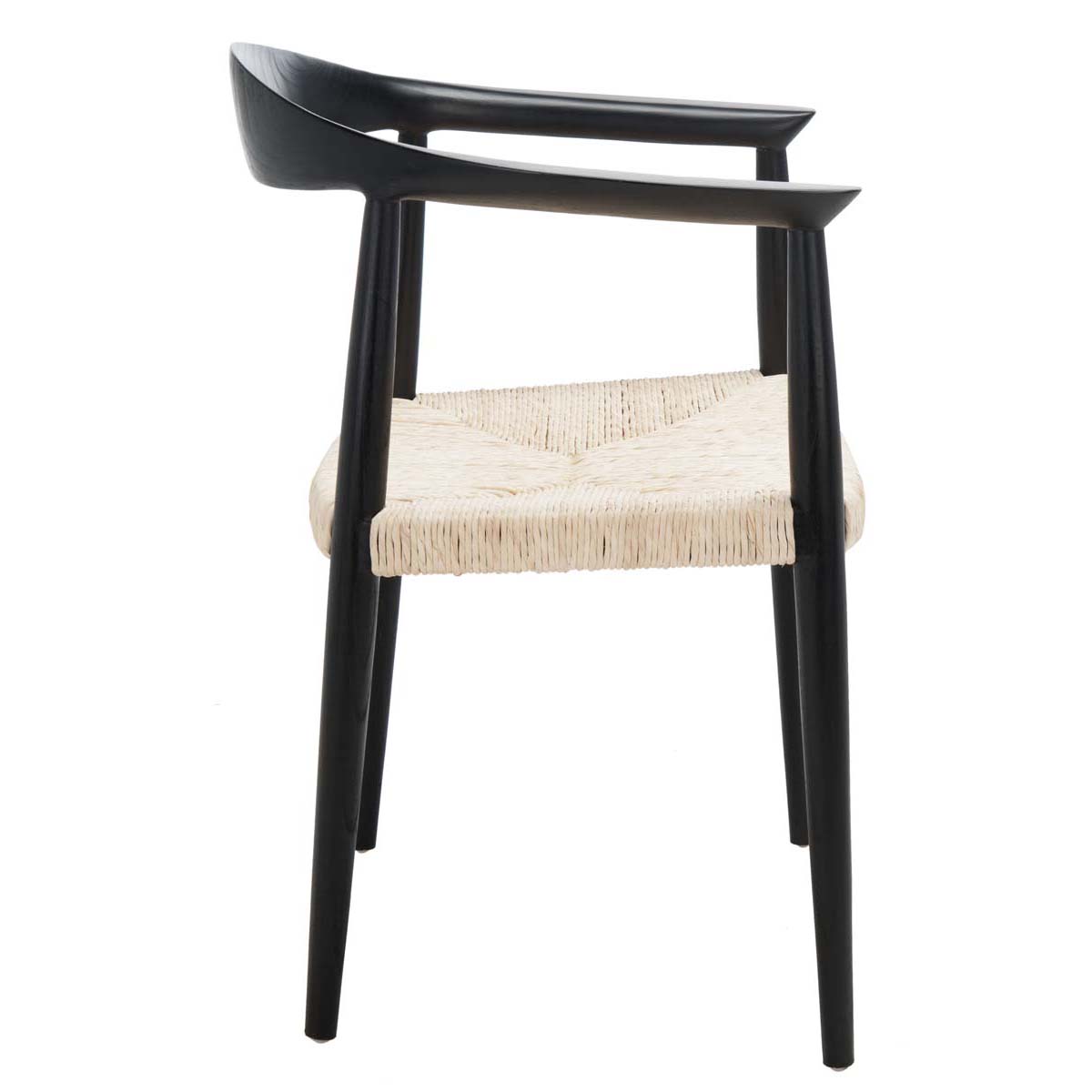 Safavieh Volta Foc Twist Accent Chair , ACH1009 - Black / Natural