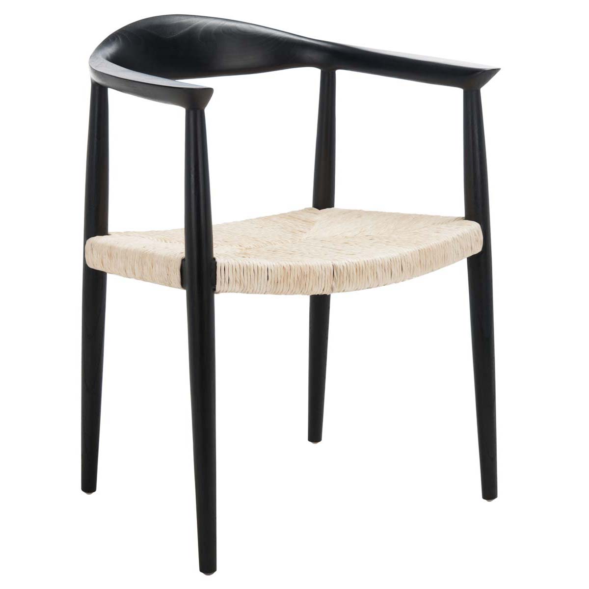 Safavieh Volta Foc Twist Accent Chair , ACH1009 - Black / Natural