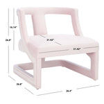Safavieh Rhyes Accent Chair , ACH1300 - Light Pink