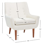 Safavieh Amina Accent Chair , ACH1303 - Cream