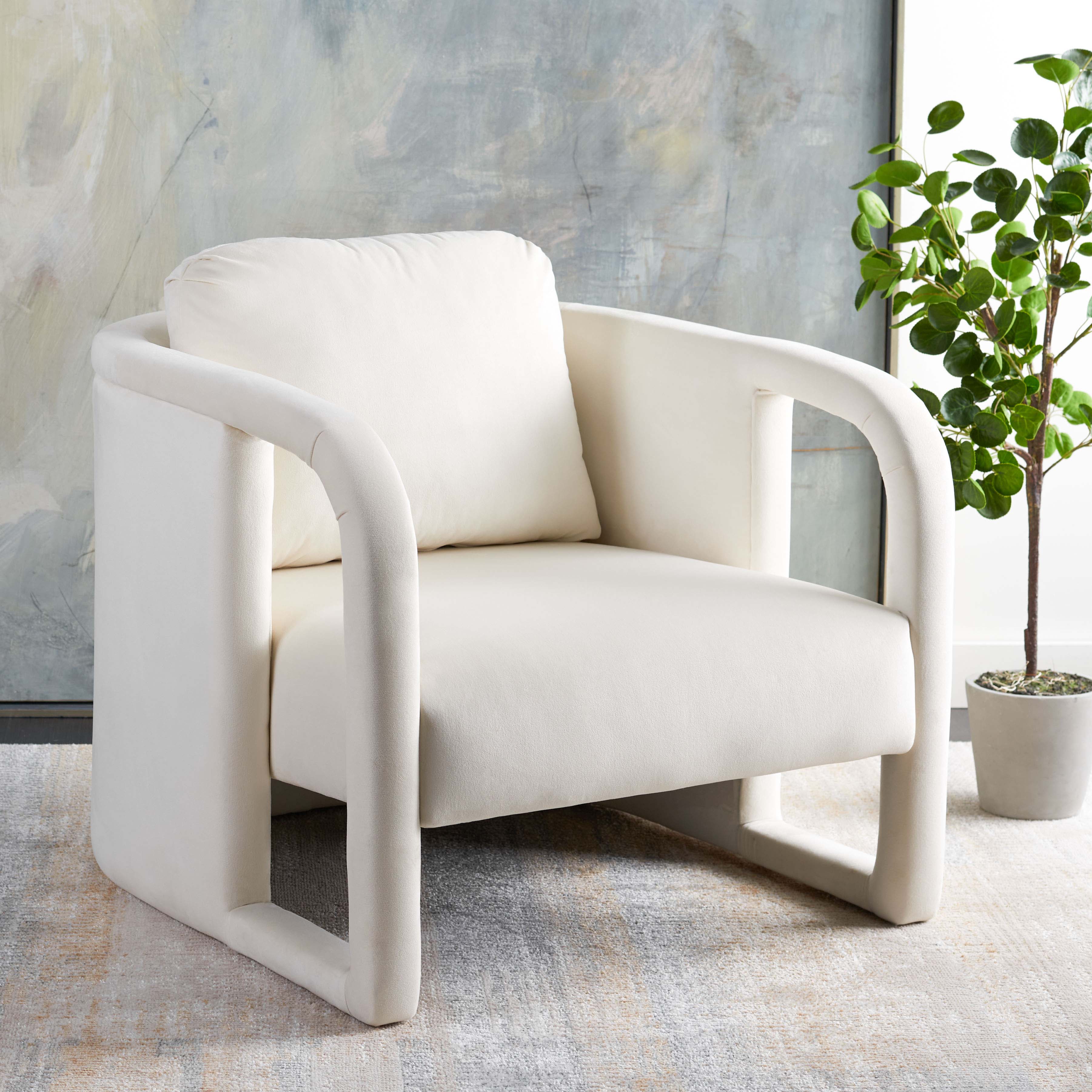 Safavieh Fifer Accent Chair , ACH1304 - Cream