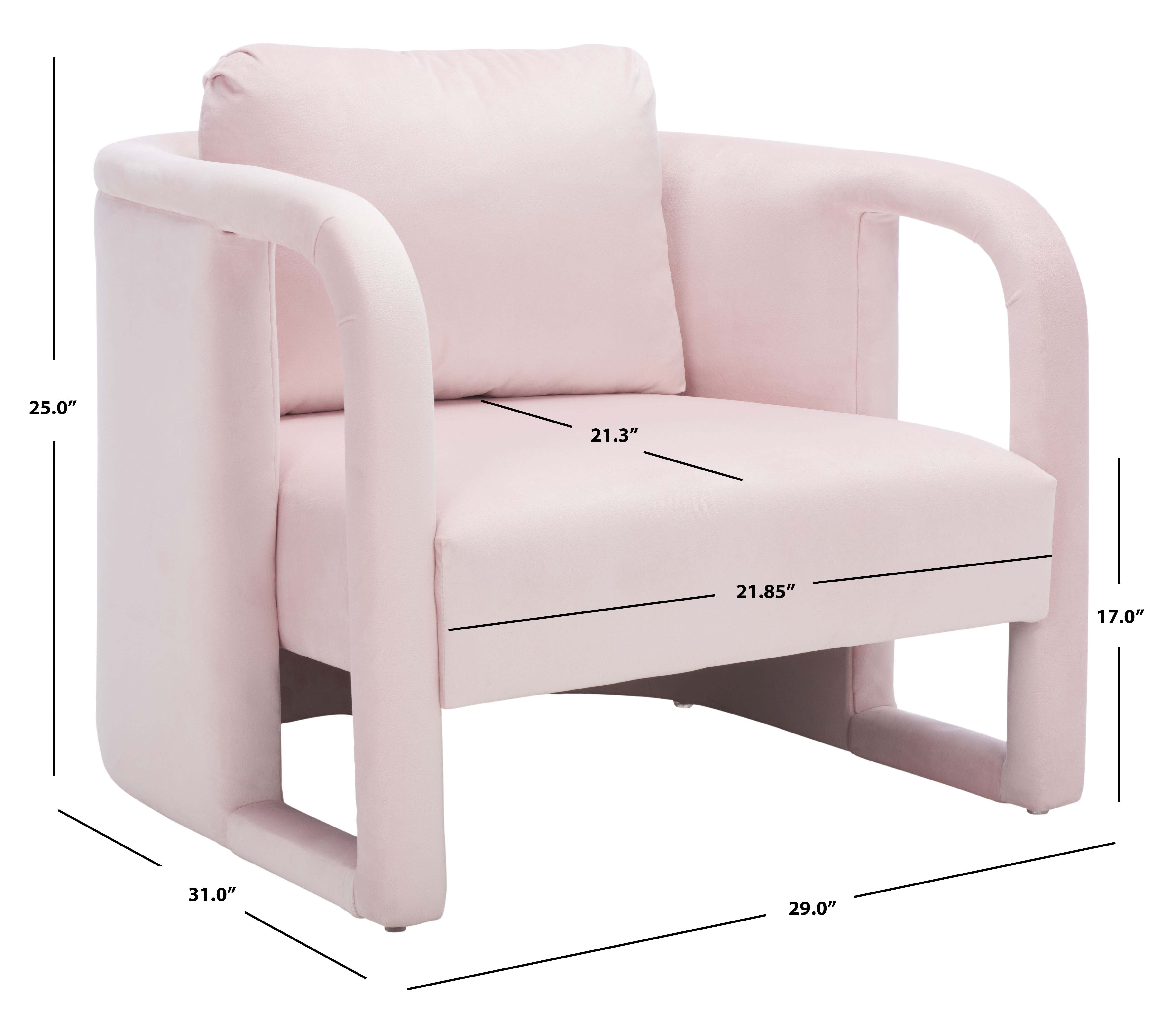 Safavieh Fifer Accent Chair , ACH1304 - Light Pink