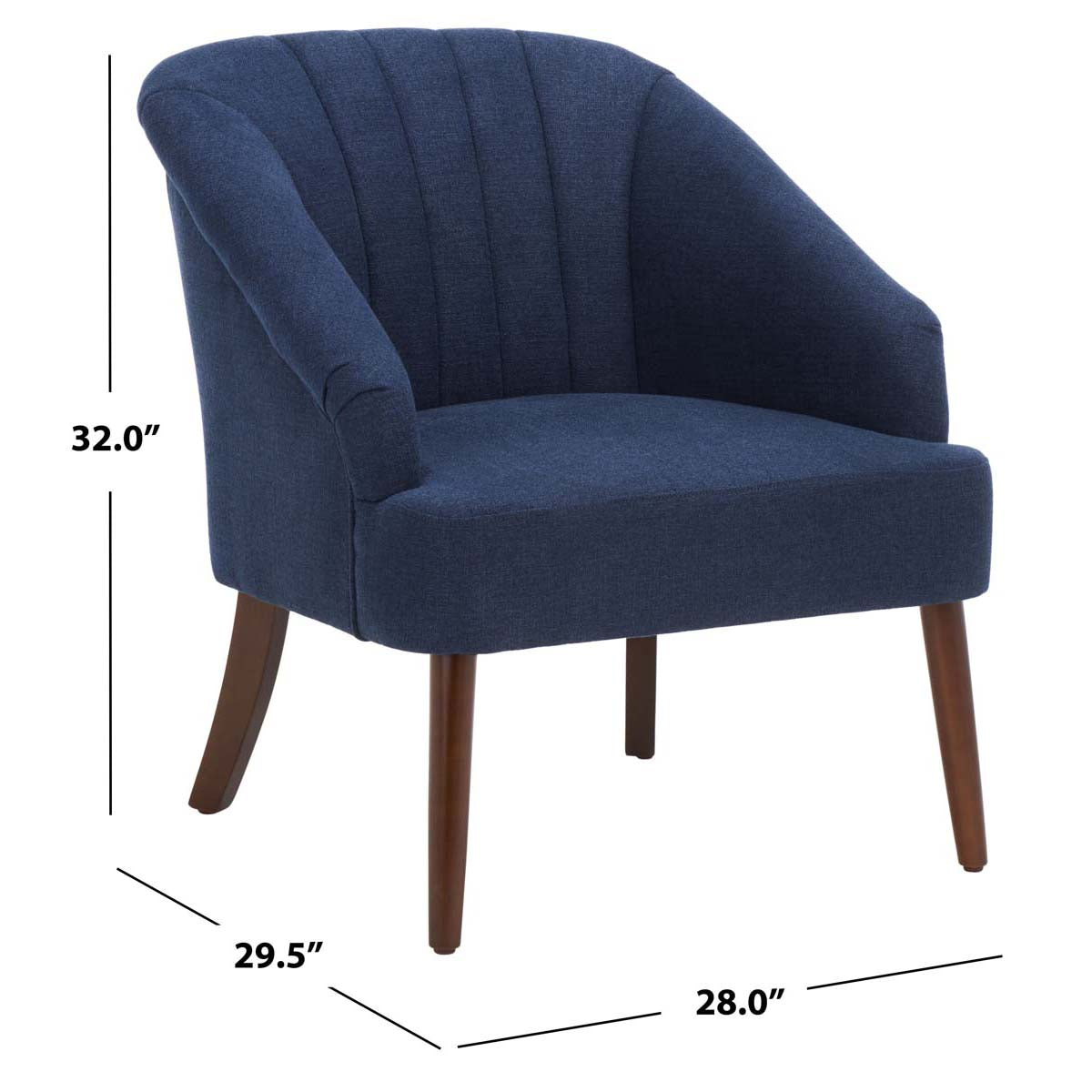 Safavieh Quenton Accent Chair , ACH4002 - Navy