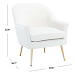 Safavieh Rodrik Accent Chair , ACH4005 - White