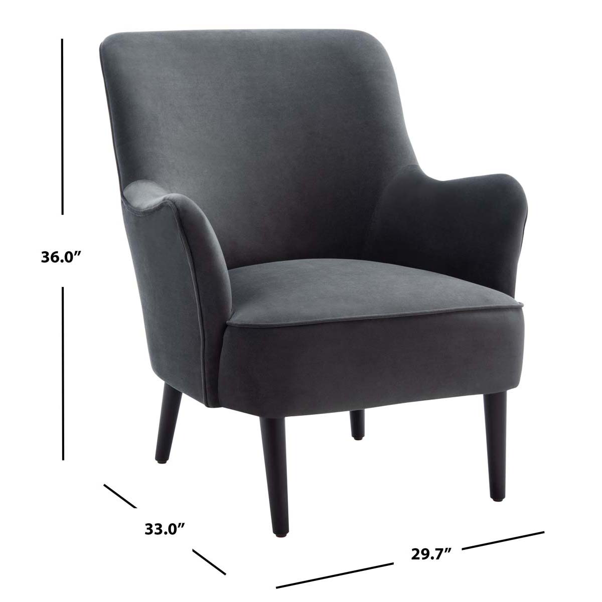 Safavieh Arlyss Accent Chair , ACH4010 - Black
