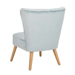 Safavieh June Mid Century Accent Chair , ACH4500 - Slate Blue/Natural