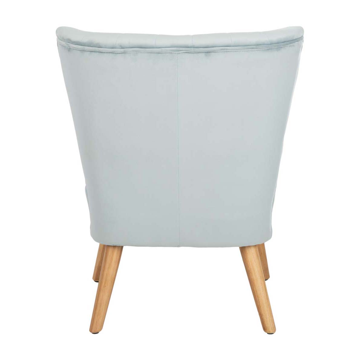 Safavieh June Mid Century Accent Chair , ACH4500 - Slate Blue/Natural