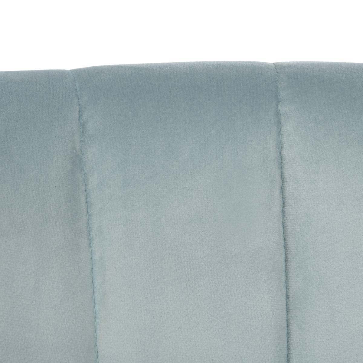 Safavieh June Mid Century Accent Chair , ACH4500 - Slate Blue/Natural