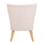 Safavieh June Mid Century Accent Chair , ACH4500 - Blush Pink/Natural