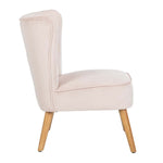Safavieh June Mid Century Accent Chair , ACH4500 - Blush Pink/Natural