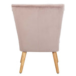 Safavieh June Mid Century Accent Chair , ACH4500 - Mauve/Natural