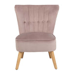 Safavieh June Mid Century Accent Chair , ACH4500 - Mauve/Natural