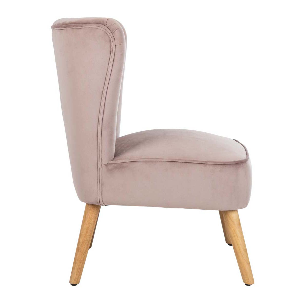 Safavieh June Mid Century Accent Chair , ACH4500 - Mauve/Natural