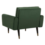 Safavieh Amaris Tufted Accent Chair , ACH4503 - Forest Green/Black