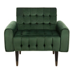Safavieh Amaris Tufted Accent Chair , ACH4503 - Forest Green/Black