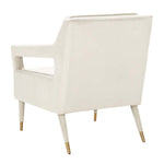 Safavieh Mara Tufted Accent Chair , ACH4505 - Silver/Gold