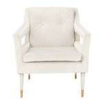 Safavieh Mara Tufted Accent Chair , ACH4505 - Silver/Gold