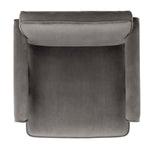 Safavieh Suri Mid Century Arm Chair , ACH4508 - Dark Grey Velvet/Walnut
