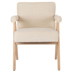 Safavieh Suri Mid Century Arm Chair, ACH4508 - Bone Linen/White