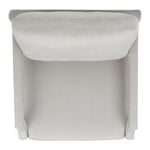 Safavieh Genoa Upholstered Arm Chair , ACH4510 - Light Grey Velvet