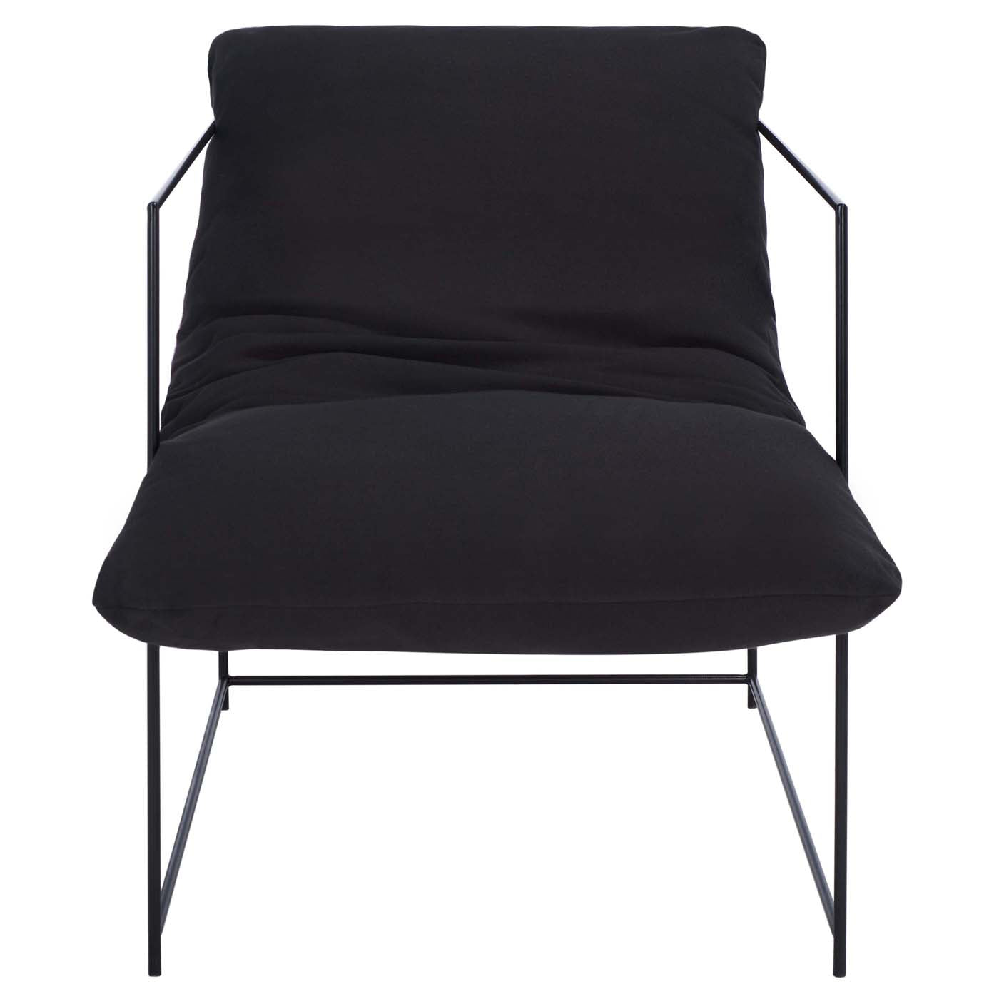 Safavieh Portland Pillow Top Accent Chair , ACH4511 - Black / Black