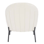 Safavieh Brax Petite Slipper Chair , ACH5101 - Cream / Black