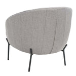 Safavieh Emmi Upholstered Accent Chair , ACH5102 - Grey / Black