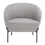 Safavieh Emmi Upholstered Accent Chair , ACH5102 - Grey / Black