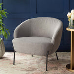 Safavieh Emmi Upholstered Accent Chair , ACH5102 - Grey / Black