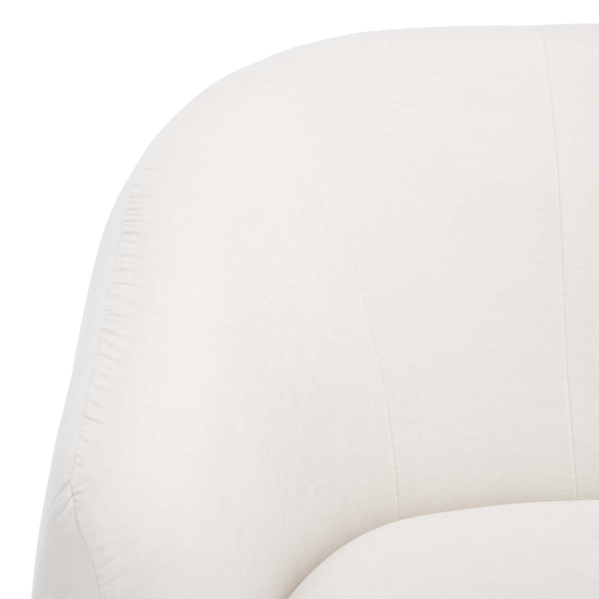 Safavieh Ezro Upholstered Accent Chair , ACH5105 - Cream / Black