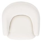 Safavieh Ezro Upholstered Accent Chair , ACH5105 - Cream / Black