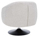 Safavieh Ezro Upholstered Accent Chair , ACH5105 - Light Grey / Black