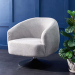Safavieh Ezro Upholstered Accent Chair , ACH5105 - Light Grey / Black