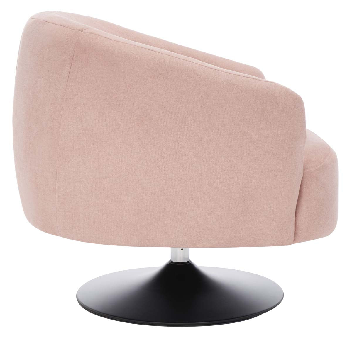 Safavieh Ezro Upholstered Accent Chair , ACH5105 - Blush / Black