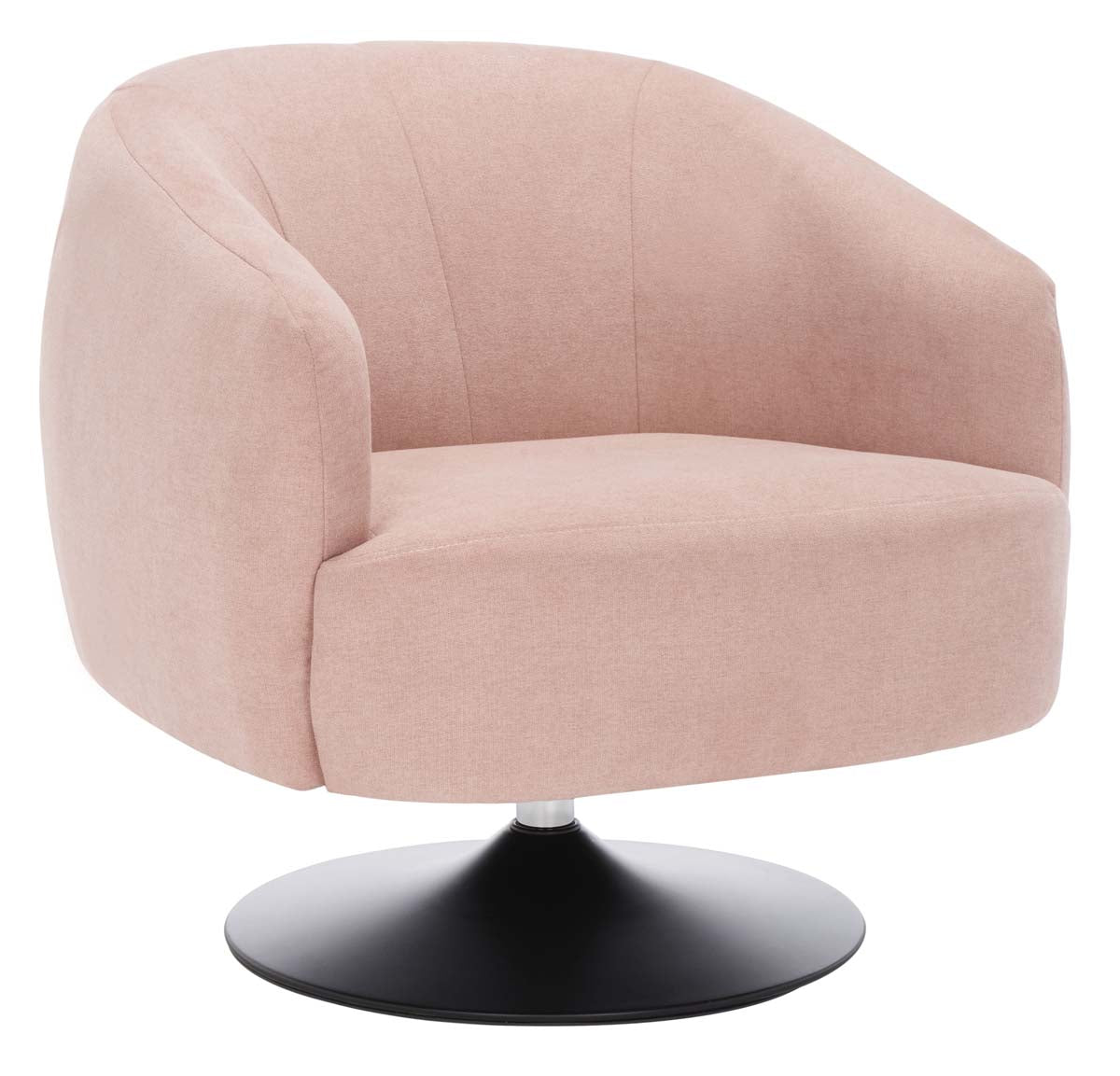 Safavieh Ezro Upholstered Accent Chair , ACH5105 - Blush / Black