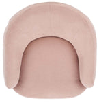 Safavieh Ezro Upholstered Accent Chair , ACH5105 - Blush / Black