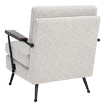 Safavieh Lohan Arm Chair , ACH5201 - Light Grey / Gold