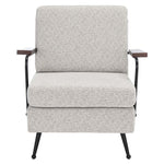 Safavieh Lohan Arm Chair , ACH5201 - Light Grey / Gold