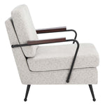 Safavieh Lohan Arm Chair , ACH5201 - Light Grey / Gold