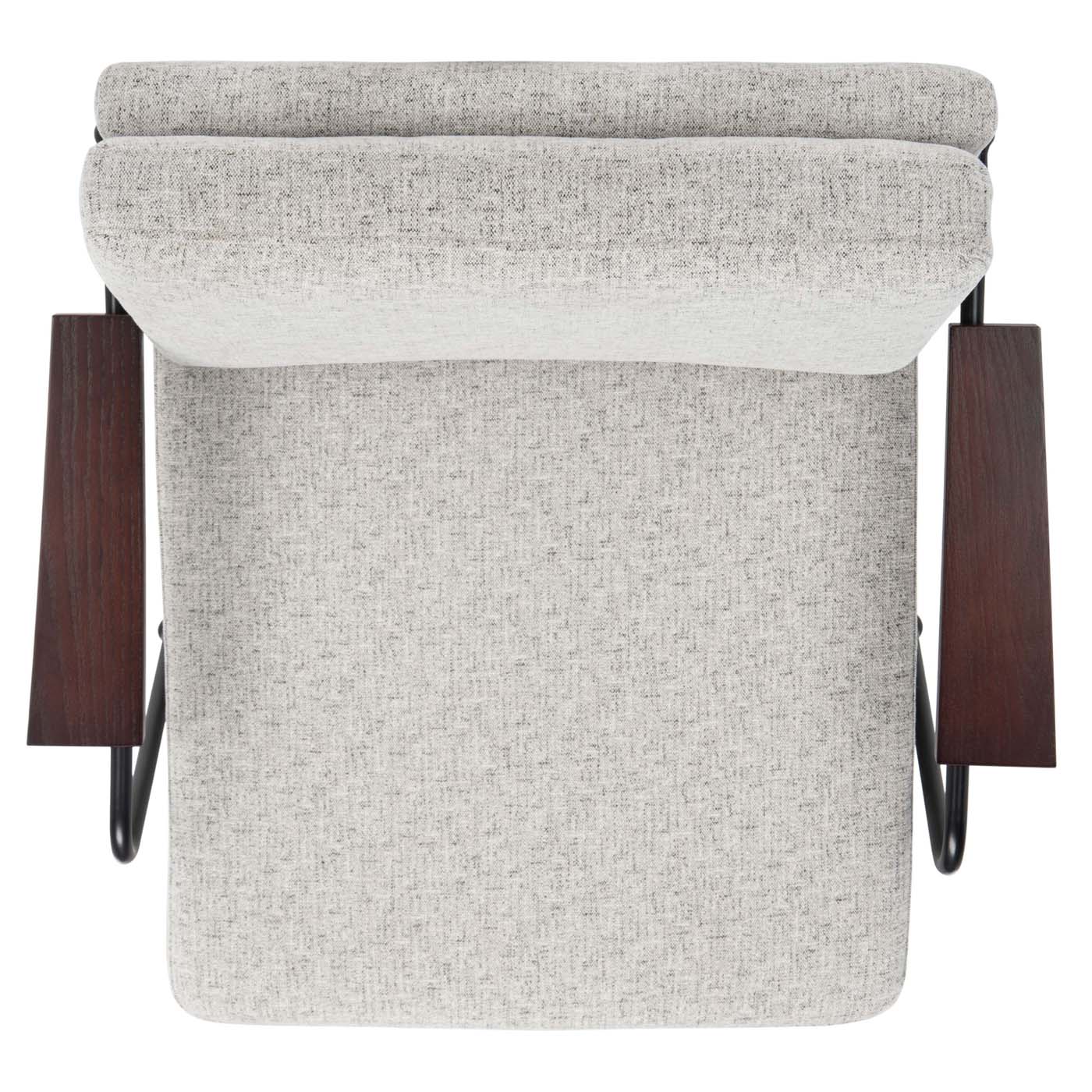 Safavieh Lohan Arm Chair , ACH5201 - Light Grey / Gold