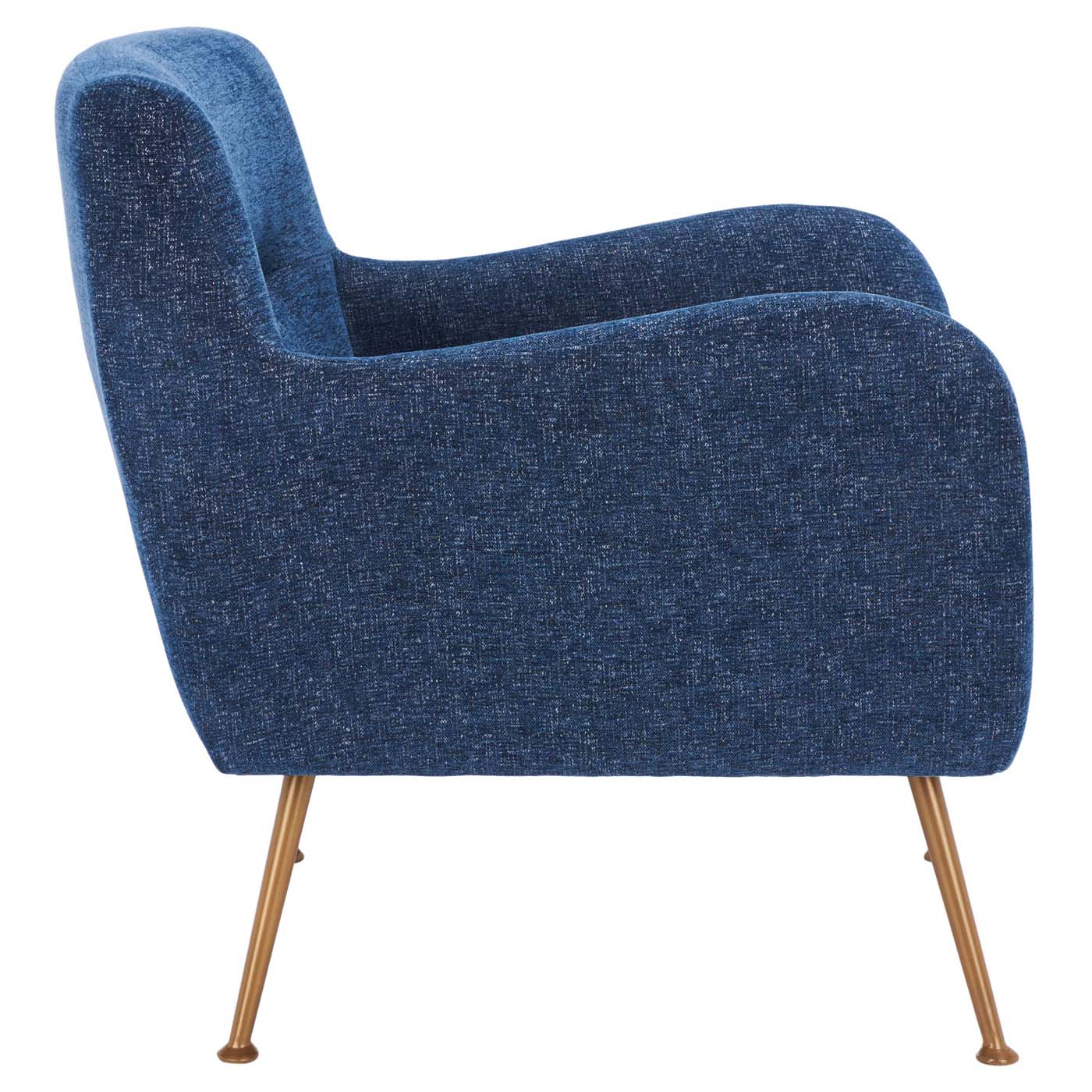 Safavieh Tilbrook Arm Chair , ACH5203 - Navy / Gold