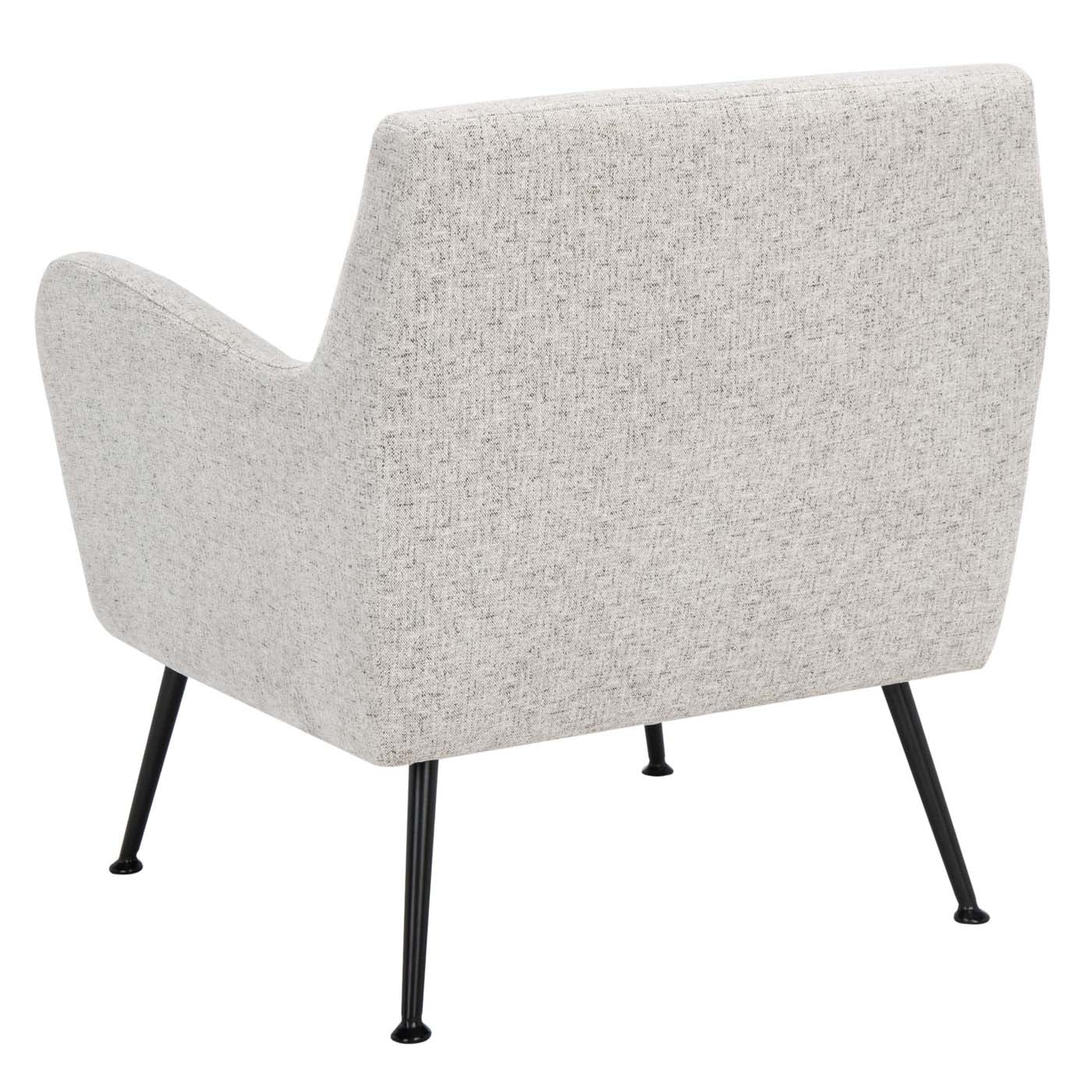 Safavieh Tilbrook Arm Chair , ACH5203 - Light Grey / Black