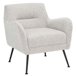Safavieh Tilbrook Arm Chair , ACH5203 - Light Grey / Black